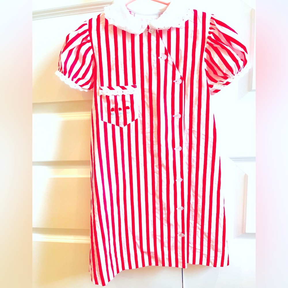 4T girls dress popsicles embroidery